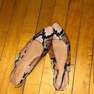 Madewell Snakeskin Flats
